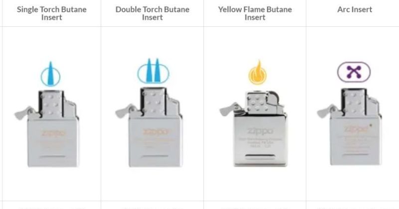 Các loại ruột zippo