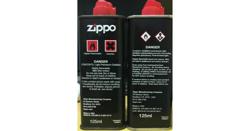 Tại sao không sử dụng xăng giả cho bật lửa Zippo