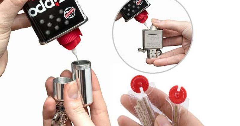 cách châm xăng bật lửa đúng kỹ thuật